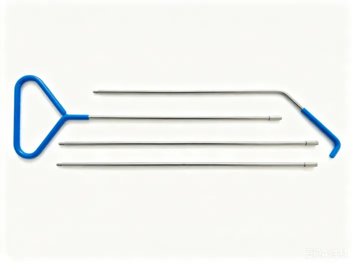 Stainless steel long-reach rod sections for car lockout kit